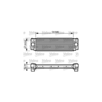 Radiator intercooler Valeo 818732 foto