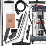 Aspirator de praf si lichide model WINDY 365 IR LAVOR, 3 motoare, putere 3600W, recipient colectare din INOX, volum 65L