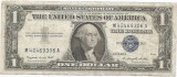 Statele Unite (SUA) 1 Dollar 1957 A - (Silver Certificat - S -42469306) P-419