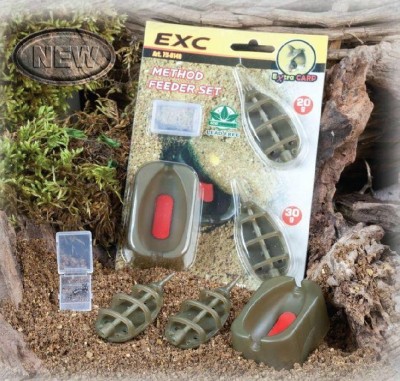Set Method Feeder inline + Matrita : 2 + 1 /50-60 gr. - Extra Carp foto