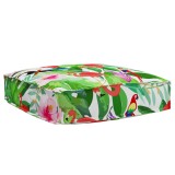 vidaXL Perna de palet pentru șezut Tropical Jungle 60x60x12 cm din țesătură Oxford