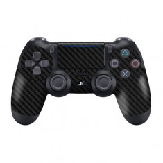 Folie Skin Compatibila cu Controller Sony Playstation 4 Pro - ApcGsm Wraps Carbon Black