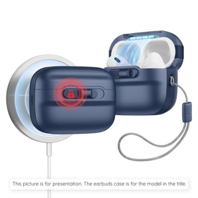 Husa pentru Apple AirPods 4 - ESR Pulse Magnetic HaloLock - Blue foto