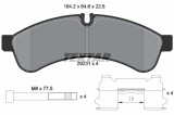 Set placute frana TEXTAR 2923101