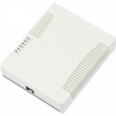 Switch MikroTik RB260GS, 5 x porturi Gigabit, 1 x port SFP, Sistem de operare MikroTik SwOS foto