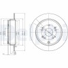 Set discuri frana Honda Cr-V 2 (Rd ), Cr-V 3 (Re ), Cr-V 4 (Rm ), punte spate, 304x9, plin, DELPHI