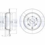 Set discuri frana Honda Cr-V 2 (Rd ), Cr-V 3 (Re ), Cr-V 4 (Rm ), punte spate, 304x9, plin, DELPHI