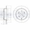 Set discuri frana Honda Cr-V 2 (Rd ), Cr-V 3 (Re ), Cr-V 4 (Rm ), punte spate, 304x9, plin, DELPHI