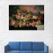 Tablou Canvas, Pictura cu Fruce, Masa cu Struguri - 60 x 90 cm
