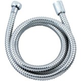 Furtun pentru dus spiral, lungime 1.5m, diametru 14mm, inox si alama cromata