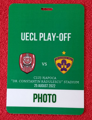 Acreditare meci fotbal CFR CLUJ - NK MARIBOR (25.08.2022) foto