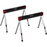 Set 2 suporturi pliabile pentru sustinere, capacitate 500 Kg, construcție metalica, 95 x 7 x 11,5 cm, Kraft