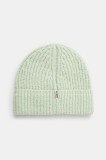 AERON caciula de lana culoarea verde, de lana, din tricot gros, HT008531