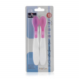 Set 2 lingurite termosensibile 6 luni Pink, Lorelli