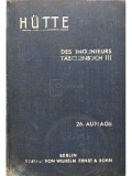 Hutte des ingenieurs taschenbuch, vol. III (1936) (Editia: 1936)