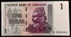 Zimbabwe 1 Dolar 2007 UNC Bancnota Ne流通 Africa Numismatica