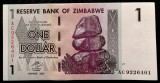 Zimbabwe 1 Dollar 2007 UNC Bancnota Necirculata - Africa, Numismatica