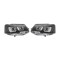 Set faruri tuning Vw Transporter/Multivan (T5), 10.2009-2015, Manual, tip bec H1+H1, omologare ECE, cu lumini de zi, negru transparent, Stanga, Dreap