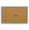 Avizier pluta cu rama aluminiu 90x120 cm (9 documente A4), Premium (7 ani garantie)