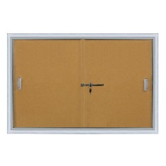 Avizier pluta cu rama aluminiu 90x120 cm (9 documente A4), Premium (7 ani garantie)