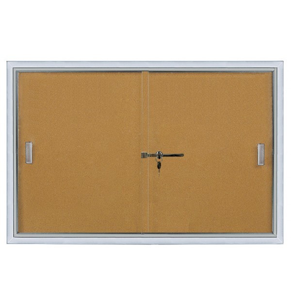 Avizier pluta cu rama aluminiu 90x120 cm (9 documente A4), Premium (7 ani garantie)