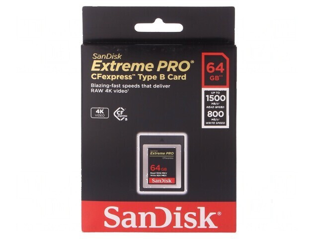 Card de memorie Extreme Pro CFexpress B 1500MB/s 800MB/s