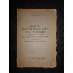 C. Bobulescu - Obarsia molitvei pentru morti de la proscomidie (1944)