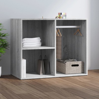 Gossi dulap de dressing, gri sonoma, 80x40x65 cm, lemn prelucrat foto
