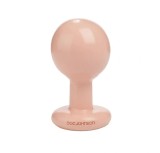 Dop Anal Round Butt Plug Medium, PVC, Natural