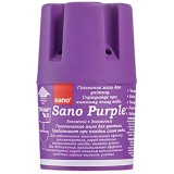 Odorizant WC Sano Solid Mov 150g, Rezervor Toaleta, Antibacterian, Prospetime Lunga Durata