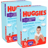 Cumpara ieftin Scutece chilotel Huggies Pants Jumbo, Nr 6, Boy, 15-25 kg, 60 buc