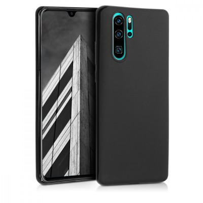 Husa pentru Huawei P30 Pro, Silicon, Negru, 47419.47 foto