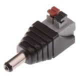 Conector Mufa alimentare tata cu prindere rapida clips SafetyGuard Surveillance, Rovision