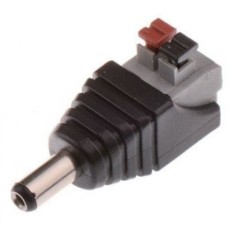 Conector Mufa alimentare tata cu prindere rapida clips SafetyGuard Surveillance foto