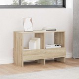 vidaXL Raft pentru reviste Stejar Sonoma 68,5 x 30 x 45 cm 890986