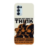 Husa compatibila cu Oppo A54 5G, Viceversa, model You re not paid to think Futurama, Silicon, TPU, Transparent, Carcasa