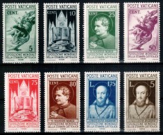 Vatican 1936, Mi #51-58**, Conferinta Presei Catolice, MNH! Cota 500 &euro;!