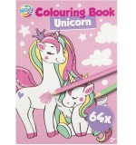 Carte de colorat Unicorn A5 64 pagini , Grafix