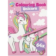Carte de colorat Unicorn A5 64 pagini , Grafix
