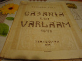 Atanasie Popa - Cazania lui Varlaam - Timisoara -1944 - dedicatie , autograf, Alta editura