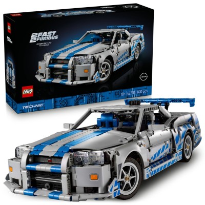 LEGO Maşina Nissan Skyline GT-R (R34) din Mai furios, mai iute Quality Brand foto