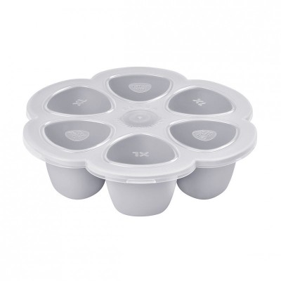 Recipient ermetic silicon multiportii 6x150 ml Beaba Light Mist foto