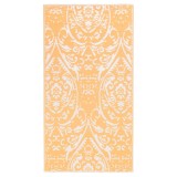 Cumpara ieftin Covor de exterior, ARAKIL portocaliu si alb, 120x180 cm, PP