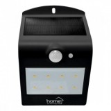 Reflector LED cu panou solar, cu senzor de miscare, negru Home FLP 2/BK Solar, 1200 mAh