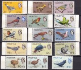 Mauritius 1965 fauna pasari MI 168-282 MNH