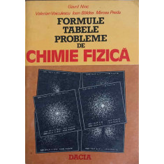 FORMULE, TABELE, PROBLEME DE CHIMIE FIZICA-GAVRIL NIAC, VALERIAN VOICULESCU, IOAN BALDEA, MIRCEA PREDA