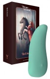 Vibrator ThrillLeaf, 10 Moduri Vibratii, Silicon, USB, Verde, 9.8 cm