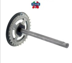 Ax pedalier moped Piaggio Boss - Boxer - Ciao - Grillo - Si - Super Bravo 2T AC 50cc (28 dinti)