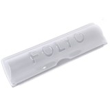 Suport din plastic pentru folie din aluminiu, transparent, 33.5 x 8.5cm