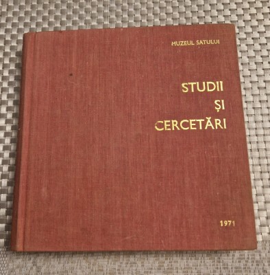 Studii si cercetari Muzeul Satului Gheorghe Focsa foto